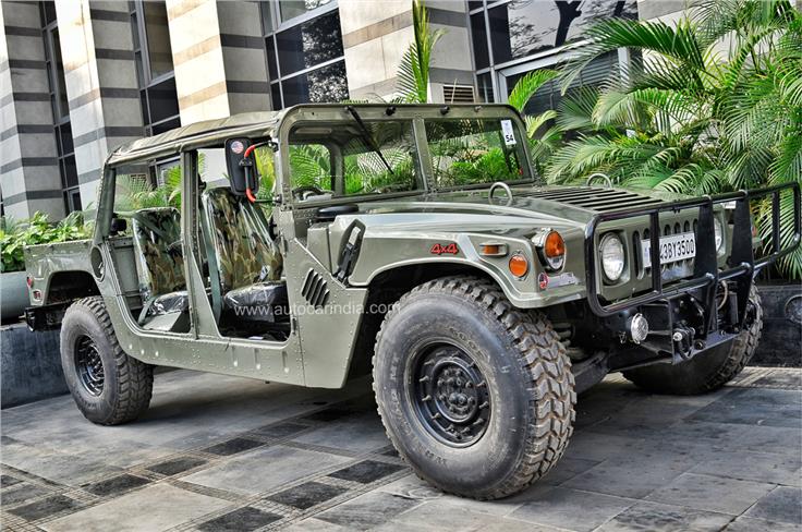 A Humvee Military Edition with all independent suspension. 